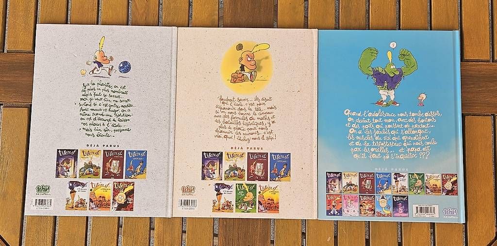 BD: Lot de 3 Bds Titeuf! – D'occasion à Cheseaux-Lausanne par fregate44 1