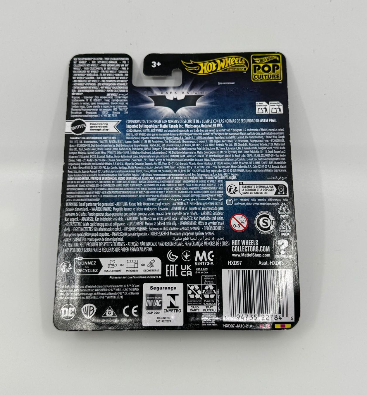 Hot Wheels Modellautos: Hot Wheels Batman "The Dark Knight" Batmobile – Neu und originalverpackt aus Herisau von Seyashop1 1