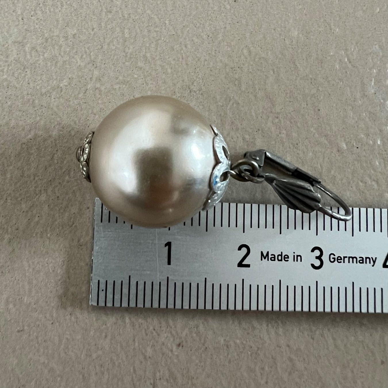 Orecchini pendenti & Orecchini a lobo: Modeschmuck Ohrringe / Ohrhänger mit Kunstperle 💕 – Usato da zürich venduto da vintage12 4