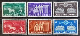Luxemburg Kat. 478-483 * 1951 Kat. 110 Euro