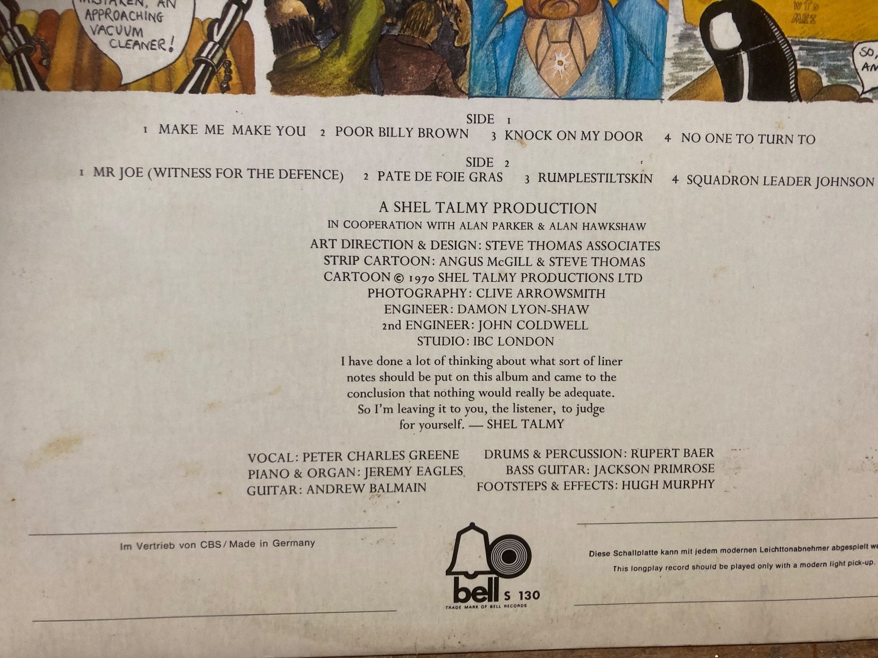 Dischi in vinile: Rumplestiltskin  1970 - LP. RAR – Usato da zürich venduto da papalapa 2