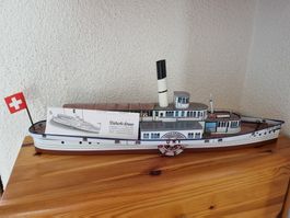 Dampfschiff Uri, Blechspielzeug, Läckerlihuus