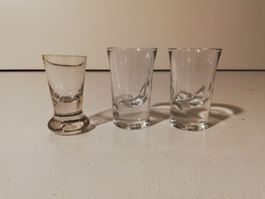 Sammlung Schnappsgläser Elegant 3 Stück