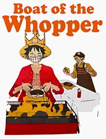 T-shirt One Piece X Burger King édition Limitée - Taille L - Noir - Neuf Avec étiquettes + 4 Paquets De Cartes
