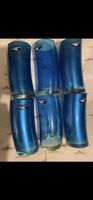 6 Leonardo Gläser, blau, geschwungen