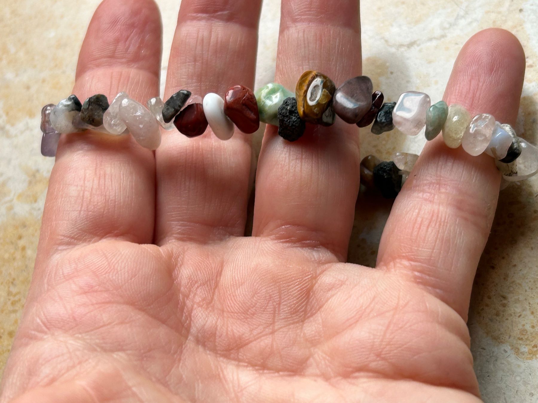 Bracciali & Braccialetti: Armband Heilsteine (ca 17 cm) – Nuovo e nell'imballaggio originale da Laufen venduto da belleskulptur 7