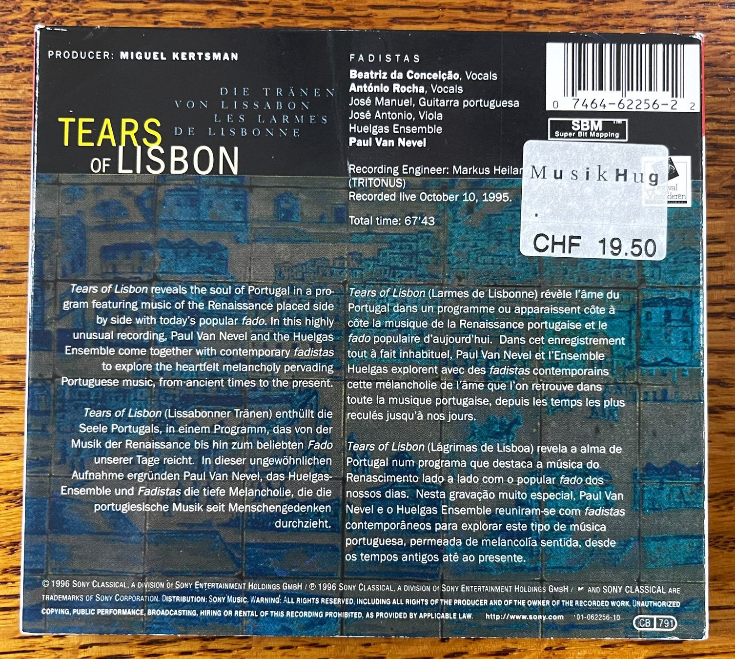 CD: Tears Of Lisbon CD – Usato da Oftringen venduto da Vucki 1