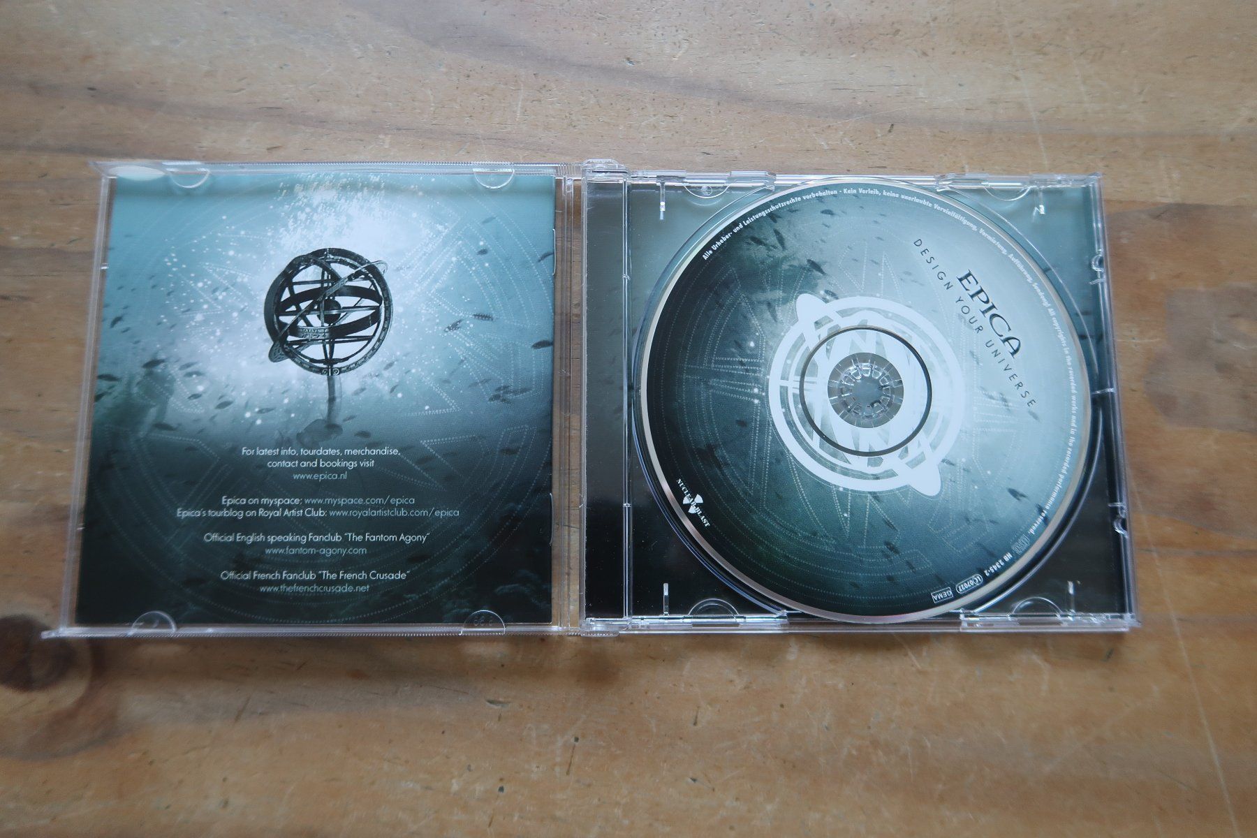 CD: EPICA - DESIGN YOUR UNIVERSE - CD – Usato da Basel venduto da Patiscat 3