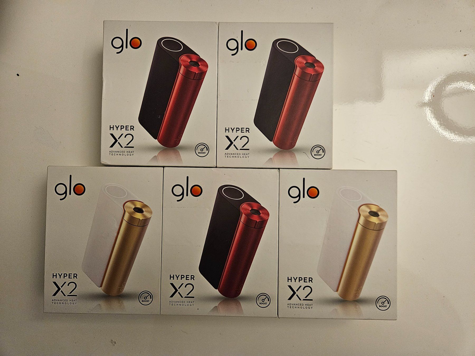Glo Altri Prodotti per fumatori: 5 neue und orginalverpackte Glo Hyper X2 – Usato da Zürich venduto da S.Moussi