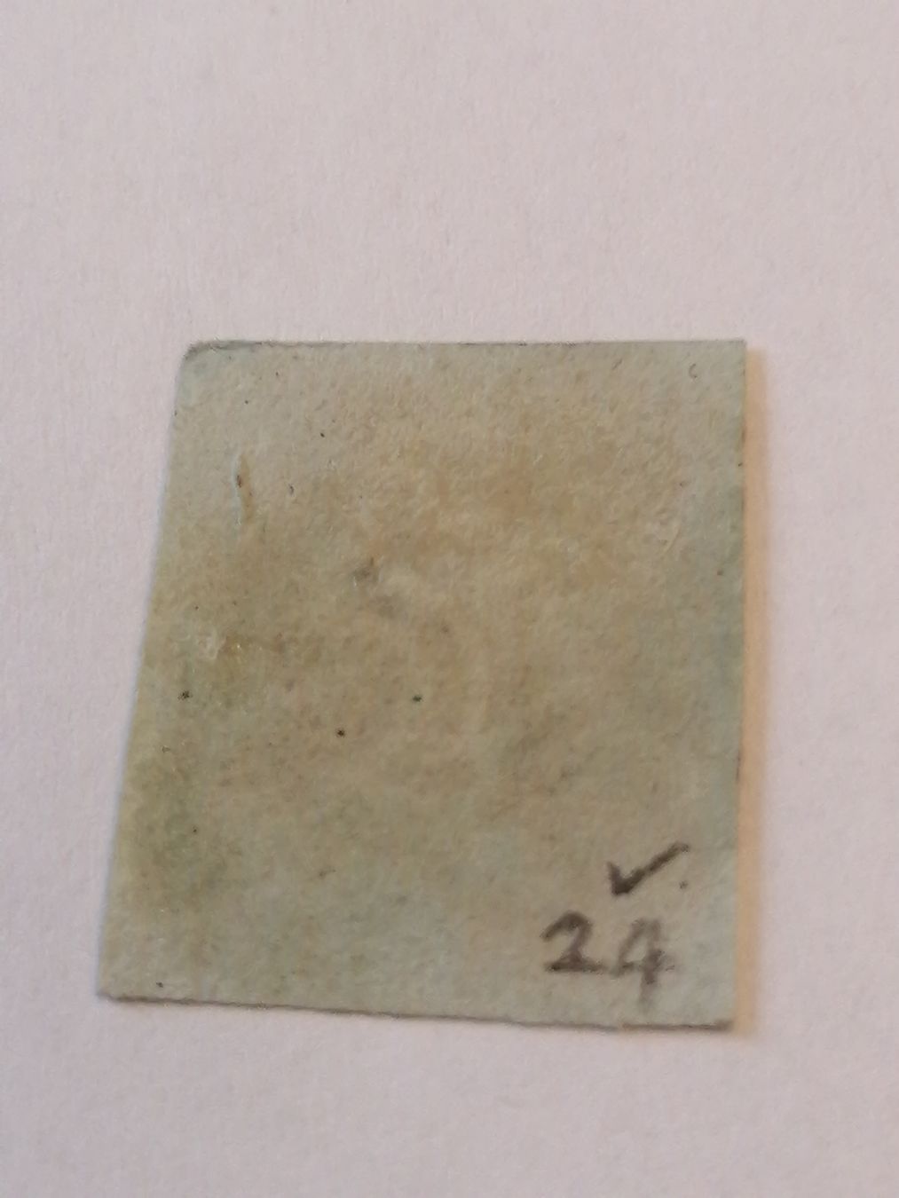 Alle Briefmarken: One Penny Red 1841, Platte 24 – Gebraucht aus Happerswil von tschergi 1