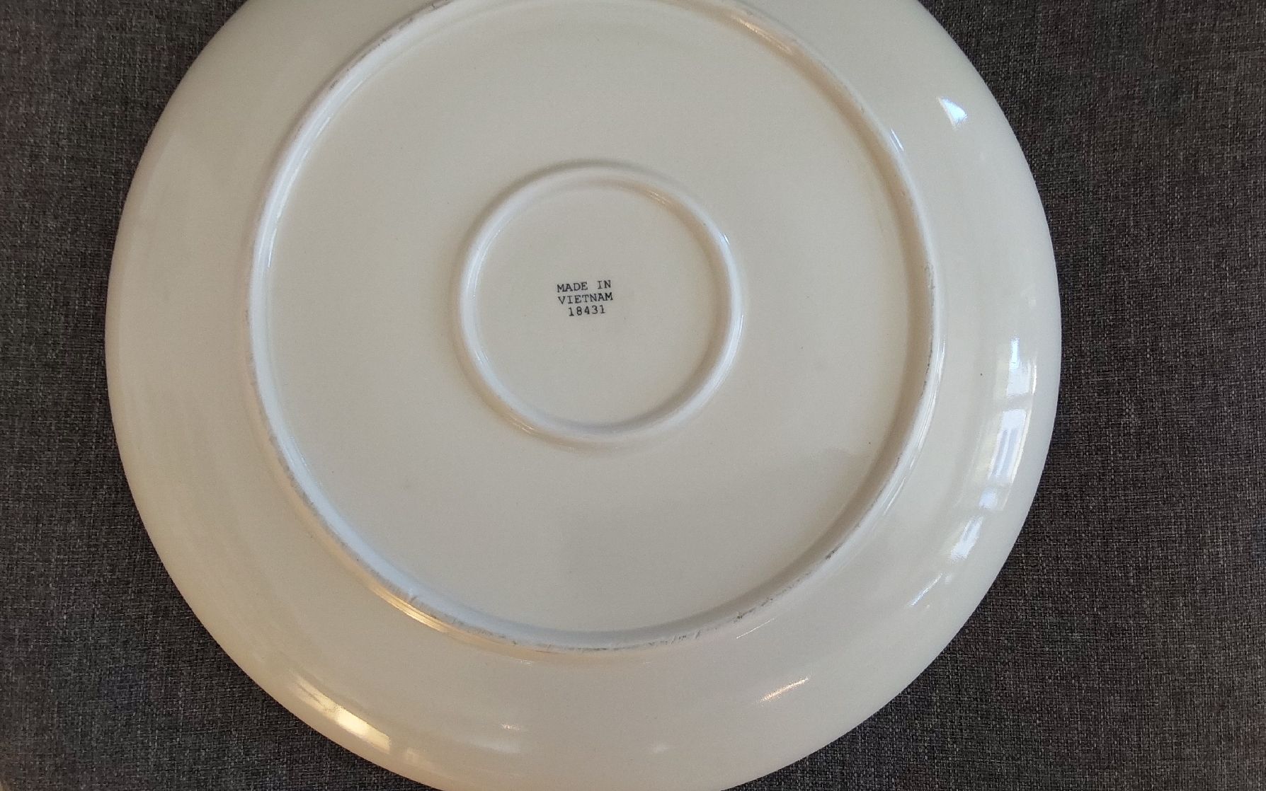 Piatti: 1 Stück Teller/Platte aus Vietnam – Nuovo (secondo la descrizione) da Köniz venduto da scopello12 3