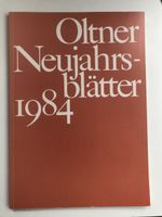 ALTES OLTEN NEUJAHRSBLÄTTER VON 1984