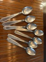 Lot de cuillères à soupe en inox 