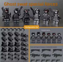 6 Stücke Bausteine SWAT Team *NEU&OVP*