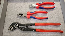 KNIPEX Zange-SET, Rohr- Kombizange, Seitenschneider ab 1 Fr.