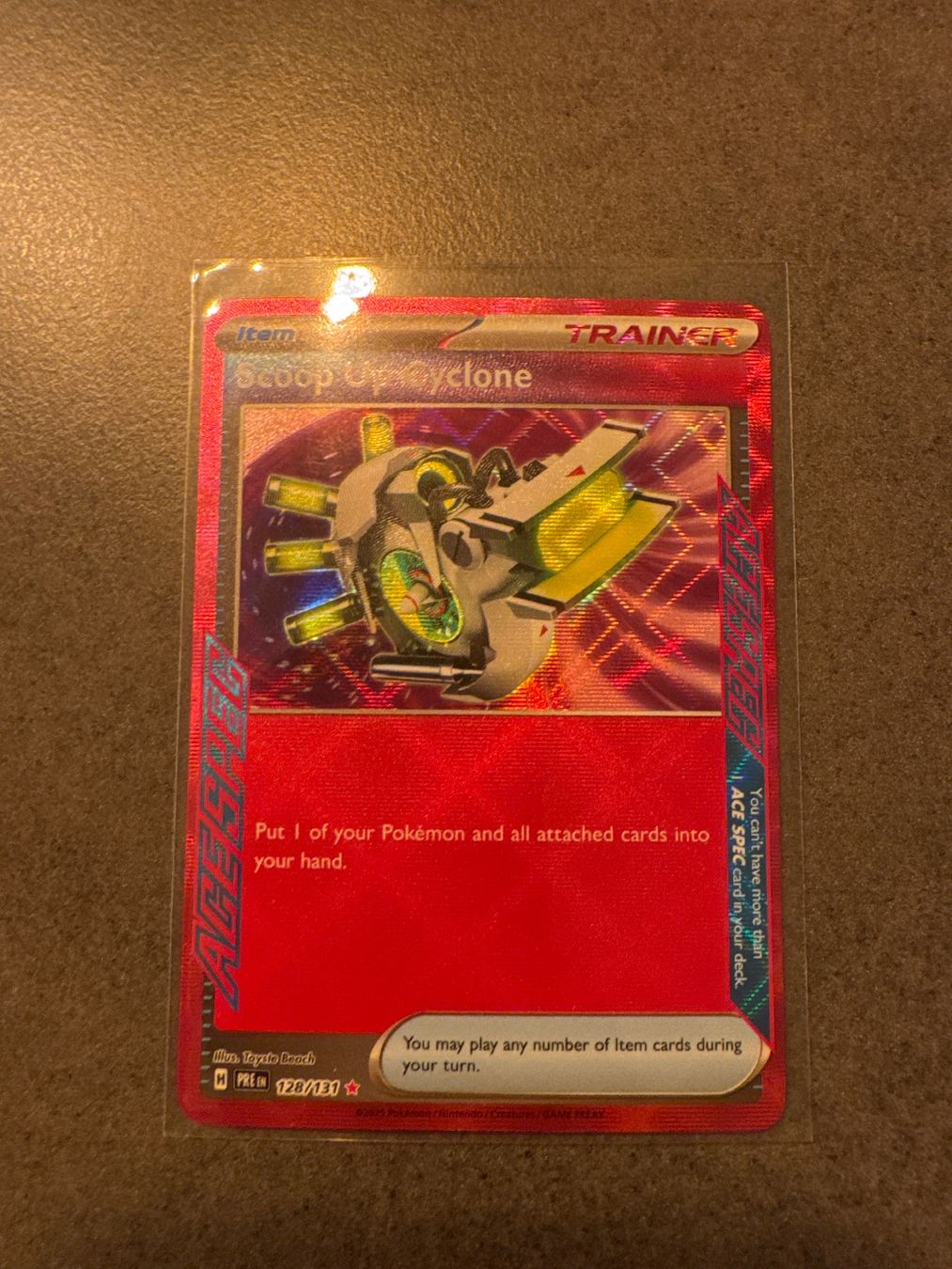 Pokémon Carte collezionabili: Scoop Up Cyclone 128/131 Prismatic Evolutions – Nuovo (secondo la descrizione) da Winterthur venduto da Fischinho