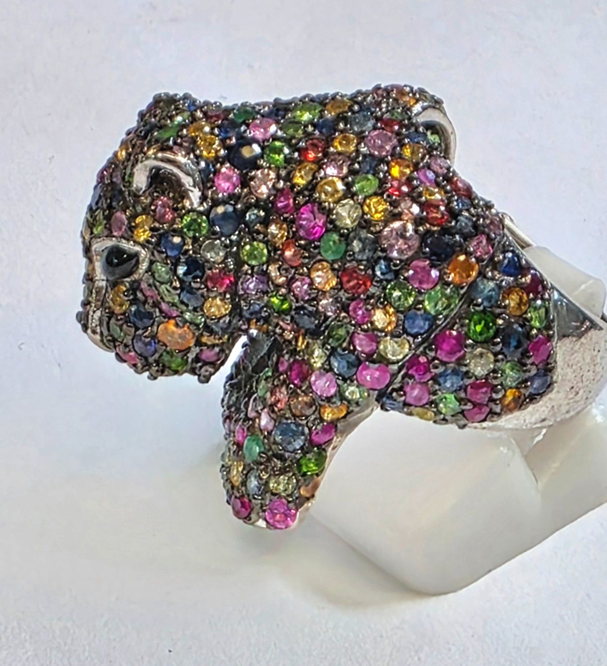Bagues: Panther Design Ring Edelsteine – Neuf (Voir description) à Zürich par benedikt12 3