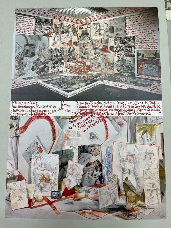 Poster & Bilder: Anna Oppermann  Handmonogrammiert A.O.   OFFSET – Gebraucht aus Gersau von grafik-kunst