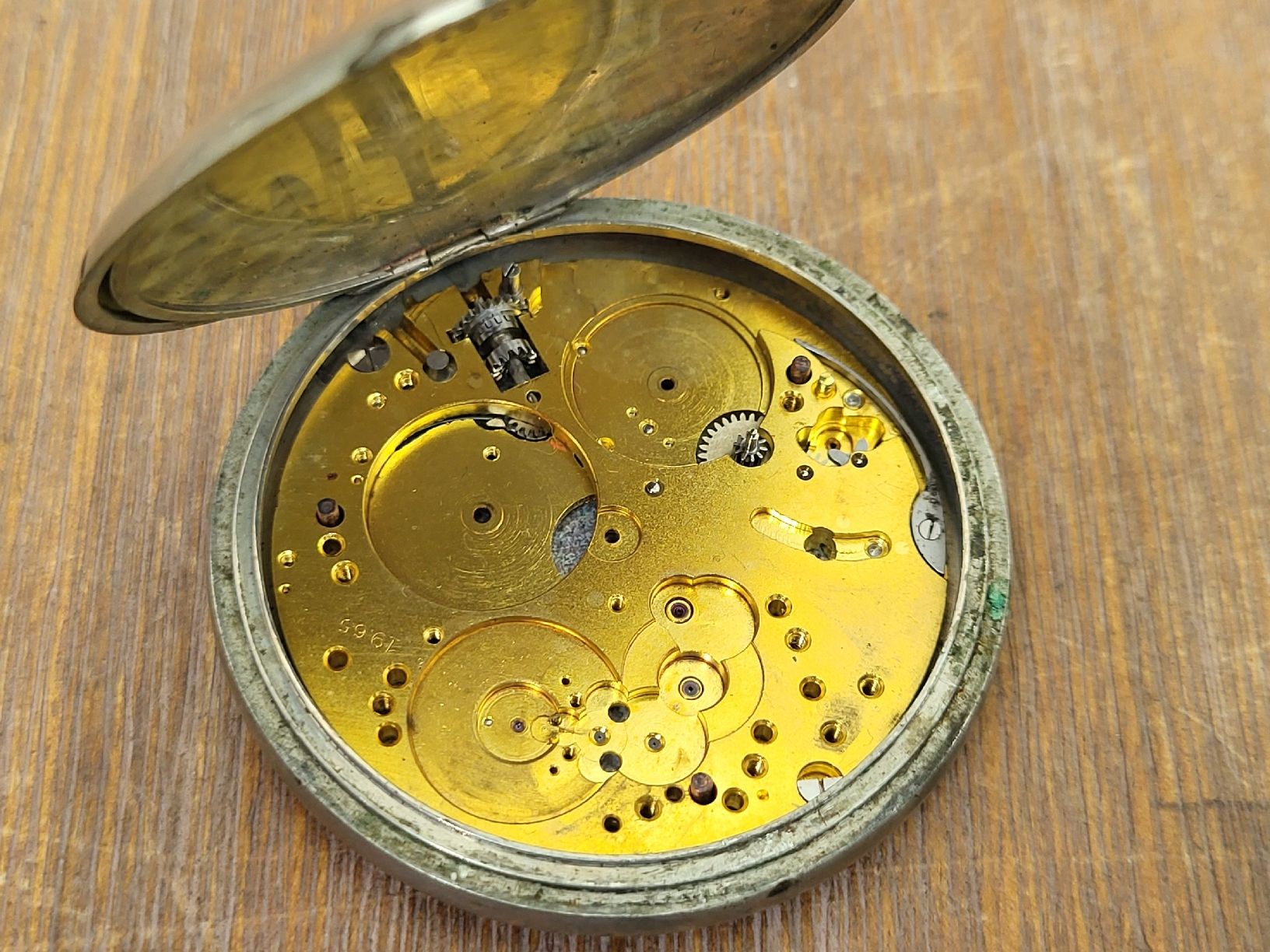 Gold Taschenuhren Ersatzteile TASCHENUHR FÜR ERSATZTEILE MM