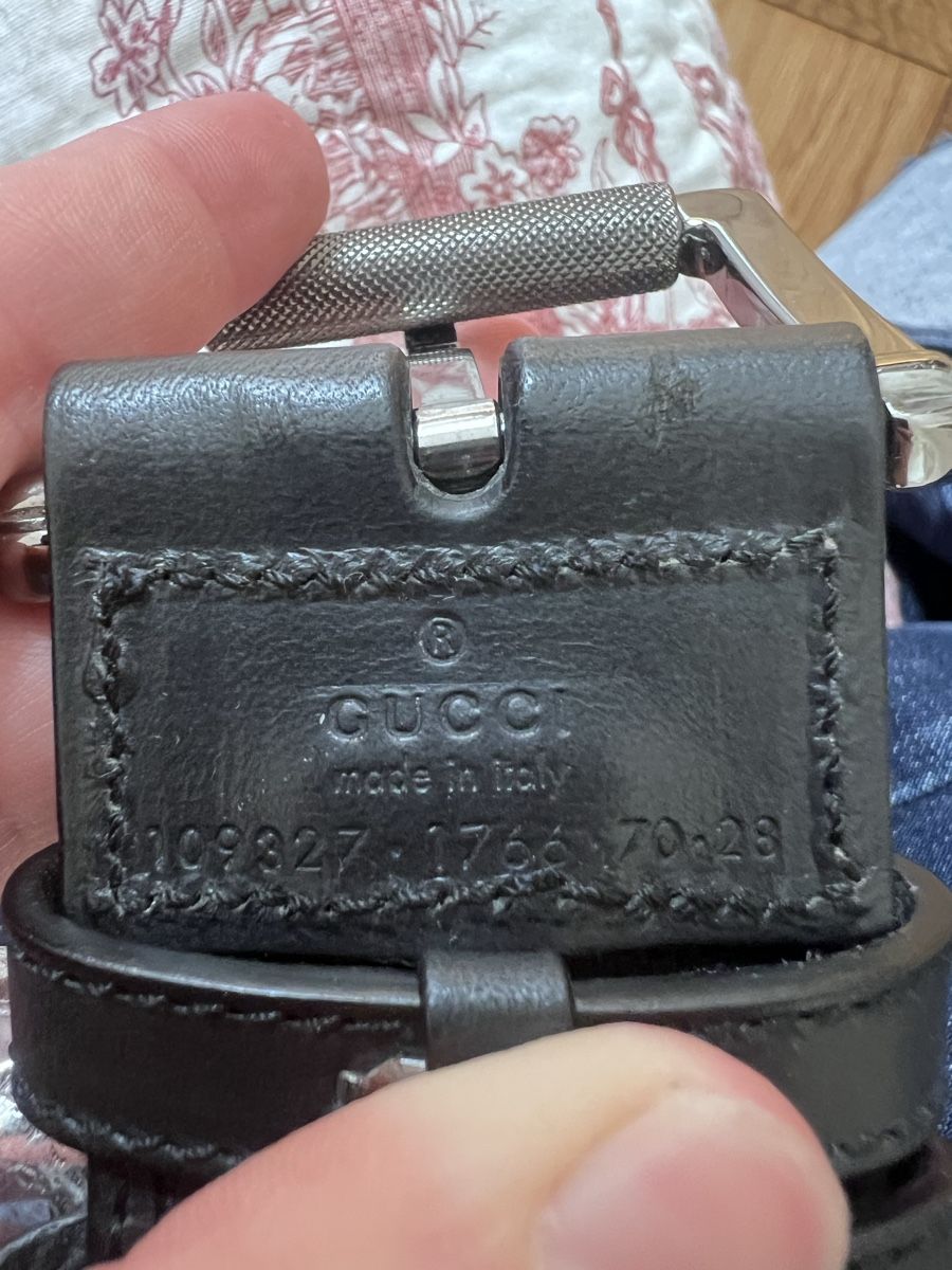 Gucci Cinture: Taillengürtel Gucci mit Logo 85 cm – Nuovo (secondo la descrizione) da Basel venduto da katayasistersvintage 8