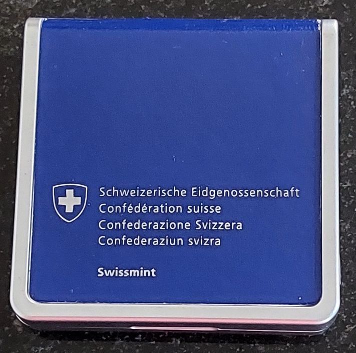 Tutti le monete: 20 Franken 2015 Silber pp Hornussen Box – Nuovo (secondo la descrizione) da Arch venduto da moneyswiss 3