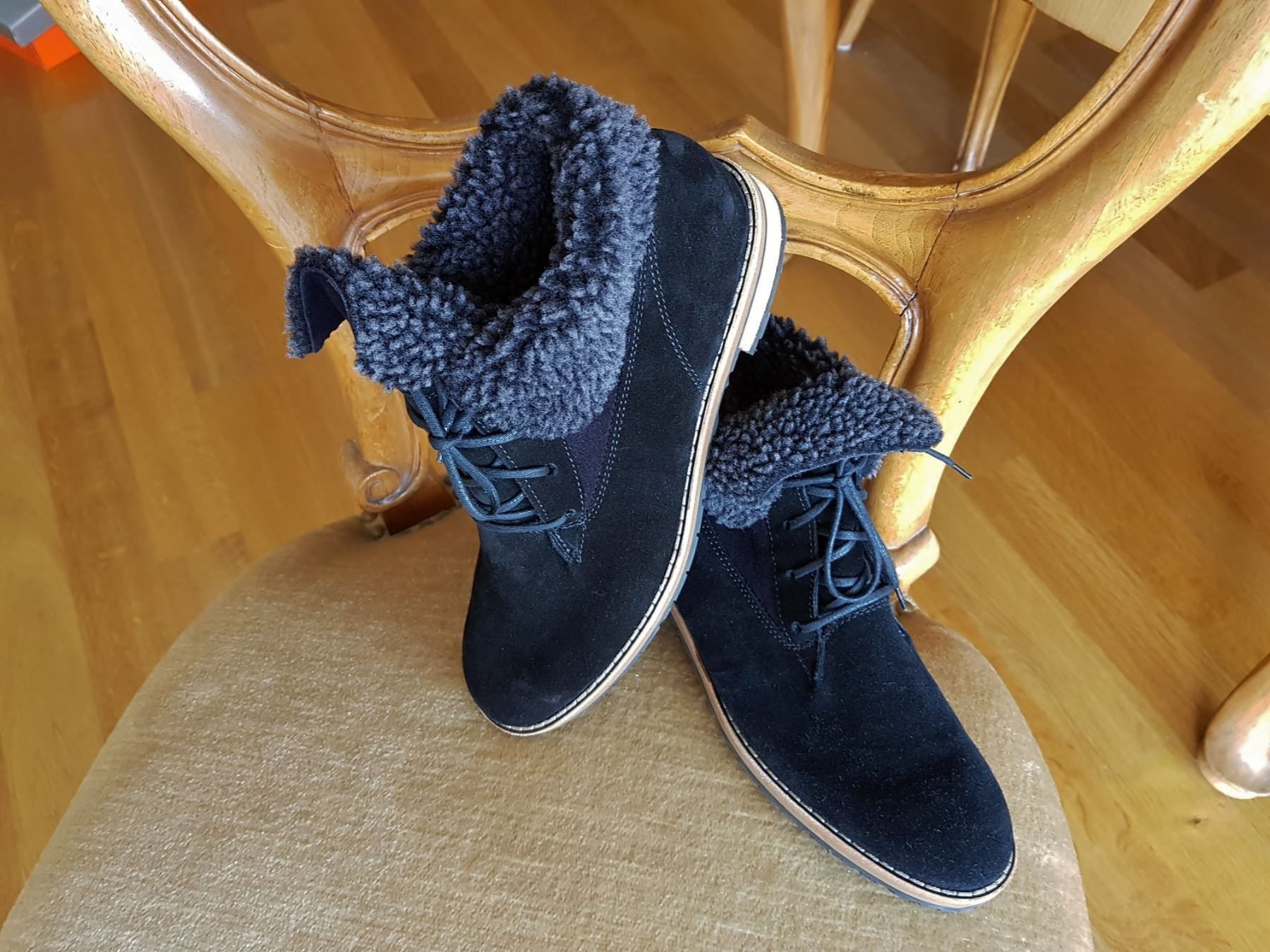 Paul Green Scarpe da donna: Paul Green Halbschuhe aus Veloursleder – Nuovo e nell'imballaggio originale da Reinach AG venduto da innamac 3