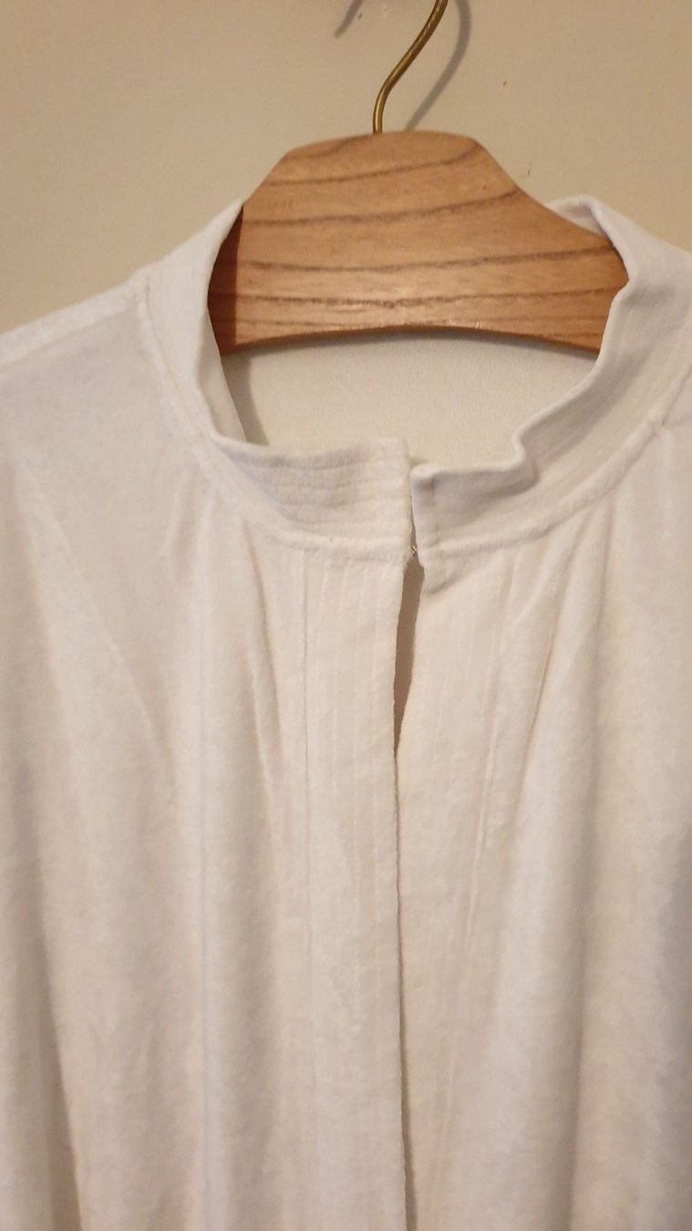 Accappatoi: Bade/Morgenmantel Weiss, 87% Baumwolle-Viscose-Polyester – Nuovo (secondo la descrizione) da Biel/Bienne venduto da bormida63 1