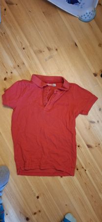 Rotes Polo Shirt, Energiers, Gr. 104, guter Zustand