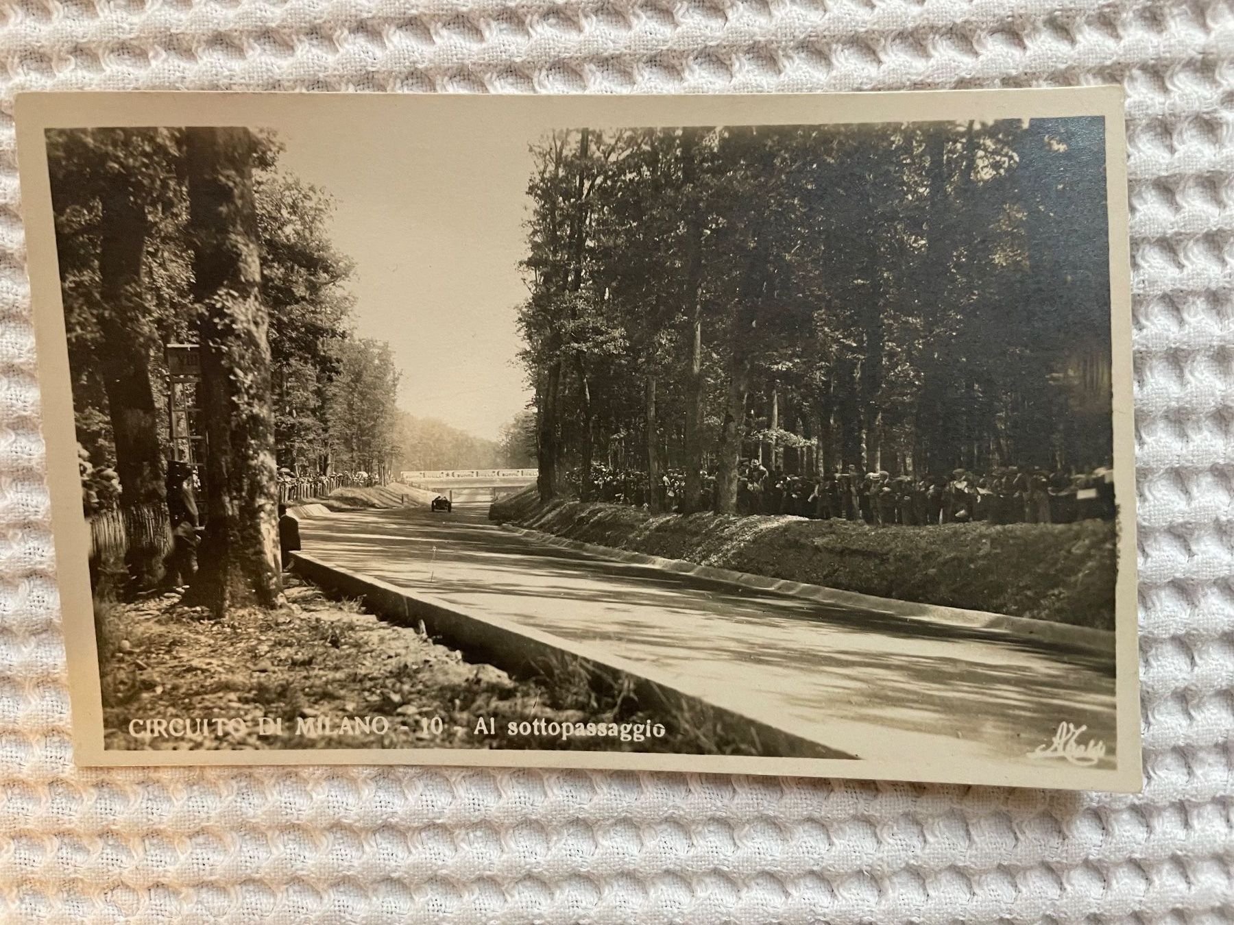 Cartoline postali: Ansichtskarte Monza Autorennen1922 – Usato da Winterthur venduto da Myrtillus