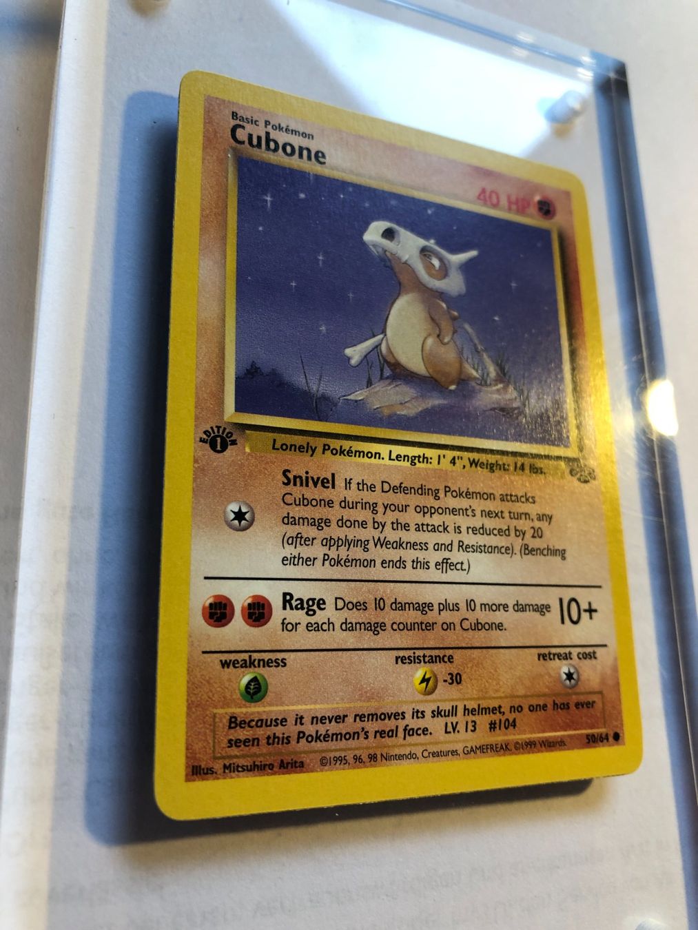 Carte collezionabili: Cubone 1st Jungle - MINT - ab 1.- – Usato da Giubiasco venduto da dan_pr8b 1