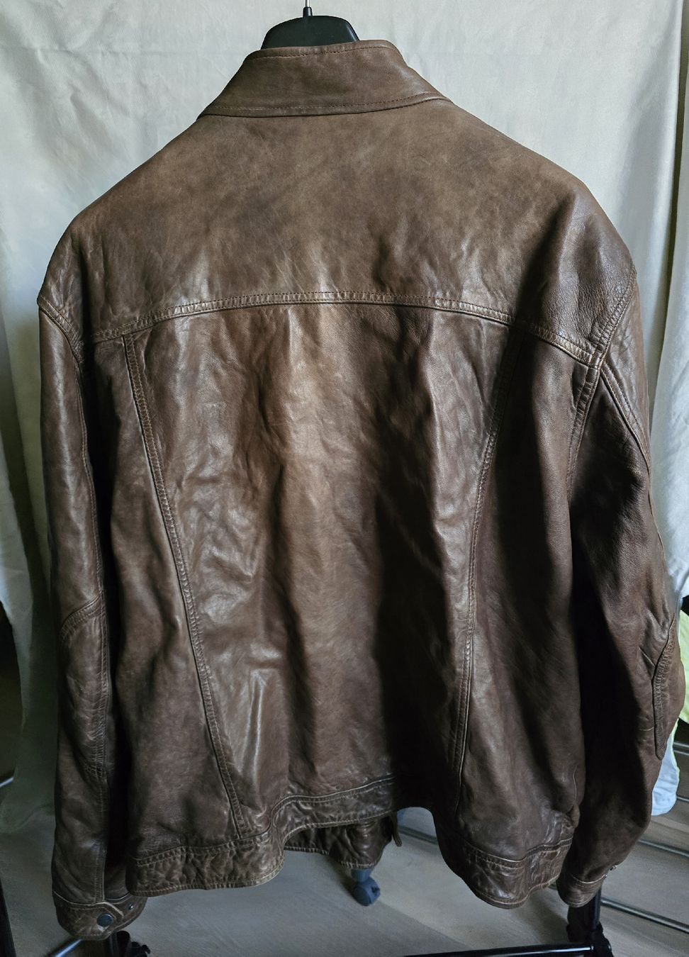 Jacken: Veste en cuir véritable, David Moore, XXL, marron – Gebraucht aus La Neuveville von Diamise 1