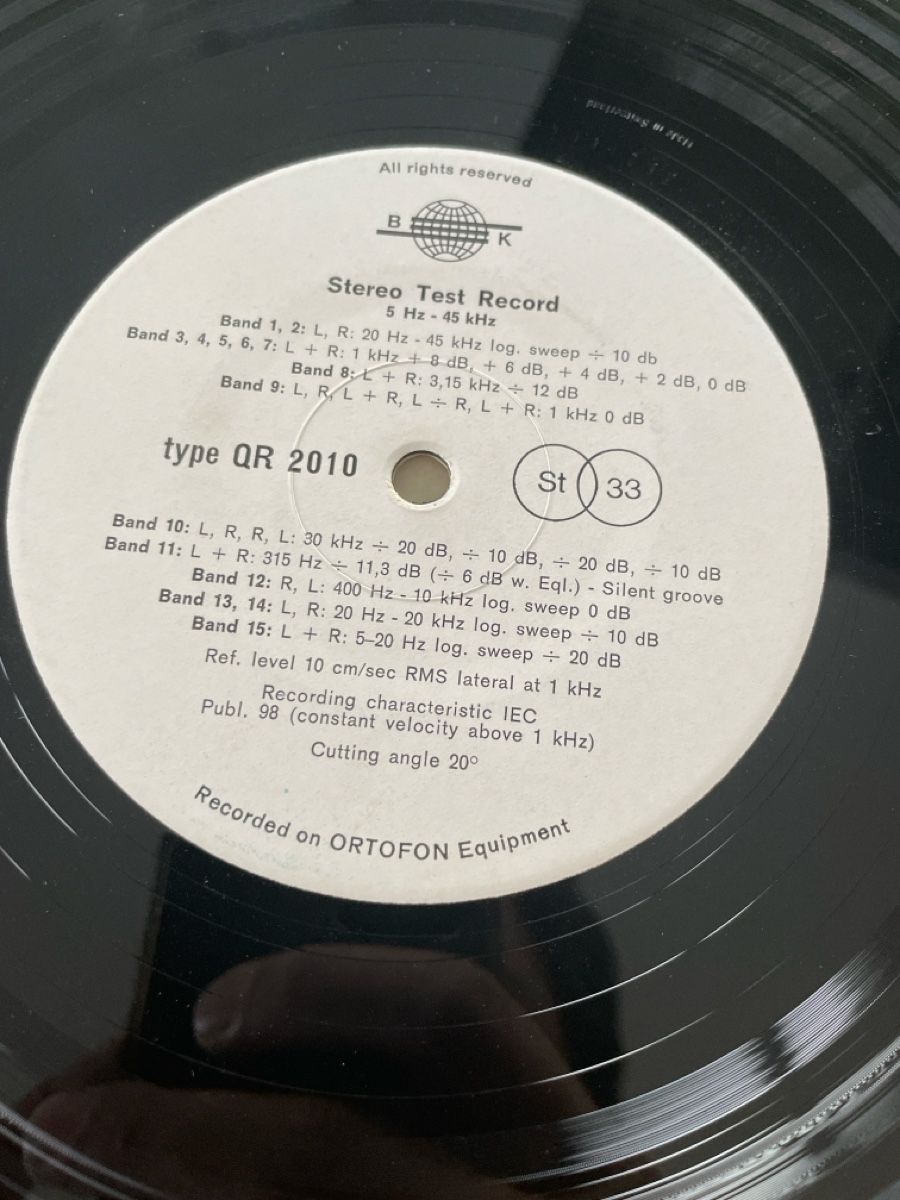 Dischi in vinile: Stereo Test Record 5Hz - 45kHz (1972) – Usato da Selzach venduto da adr_8mst