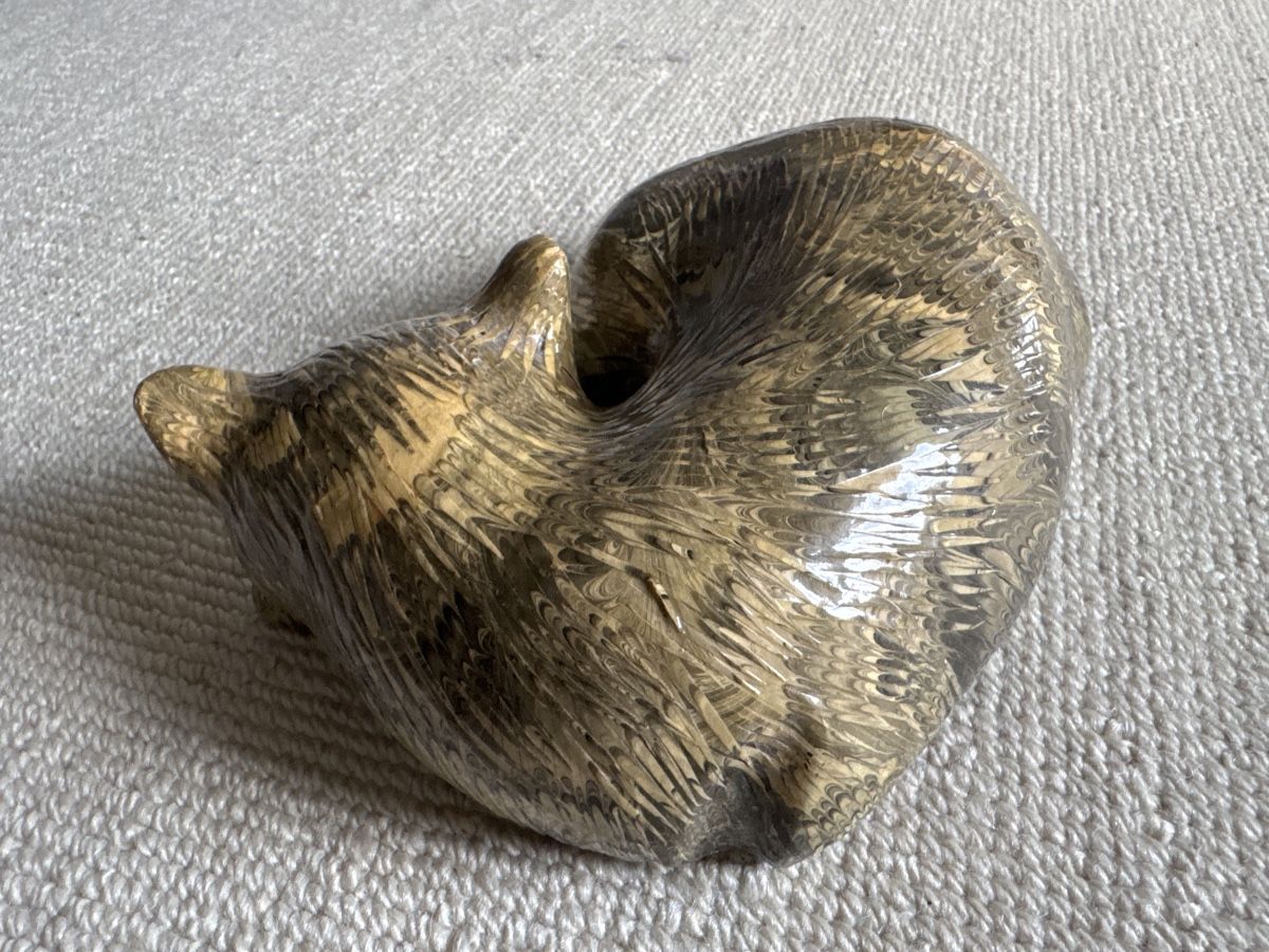 Statuette: Katze Holzfigur, ds Design – Usato da Zürich venduto da azi_93g1 2