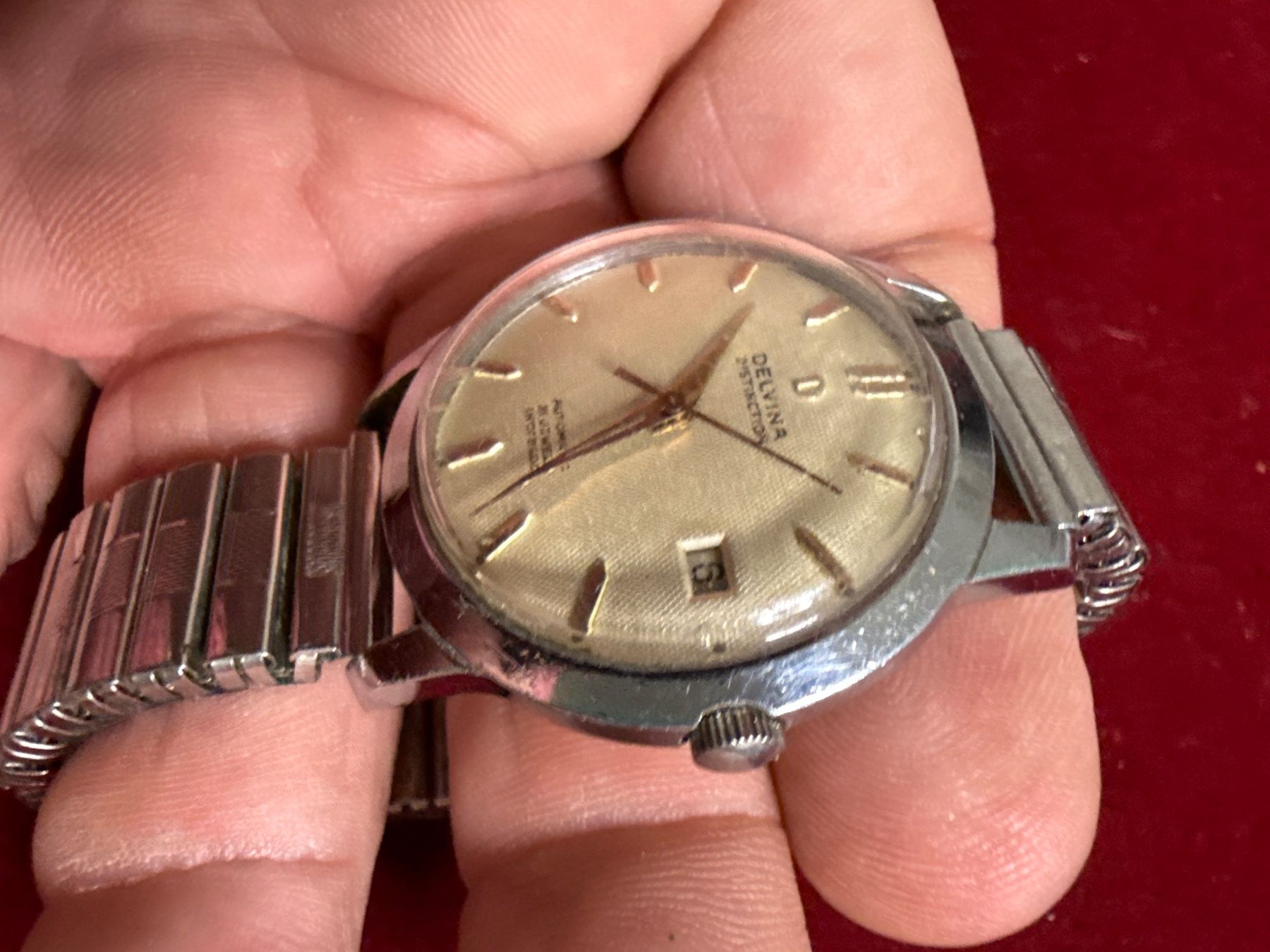 Orologi: Delvina Vintage Automatic 34 mm – Usato da Pfeffingen venduto da Allhandelklgwatches 1