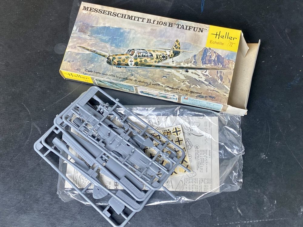 Heller Modellbausatz 1/72 Messerschmitt B.f 108 B Taifun | Kaufen Auf ...