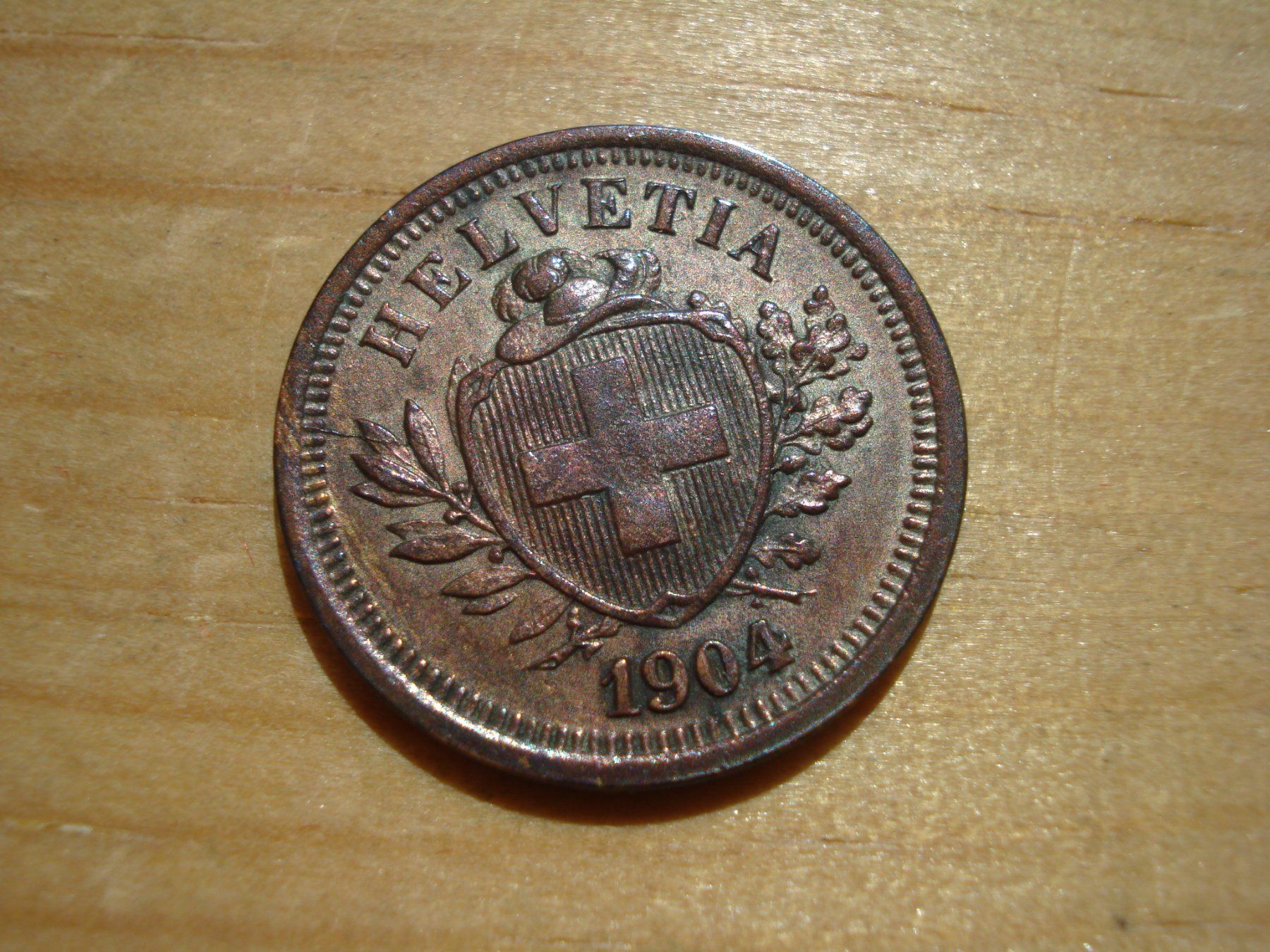 Tutti le monete: (N2) 1 Rappen 1904 – Usato da Erlach venduto da Net-Coins