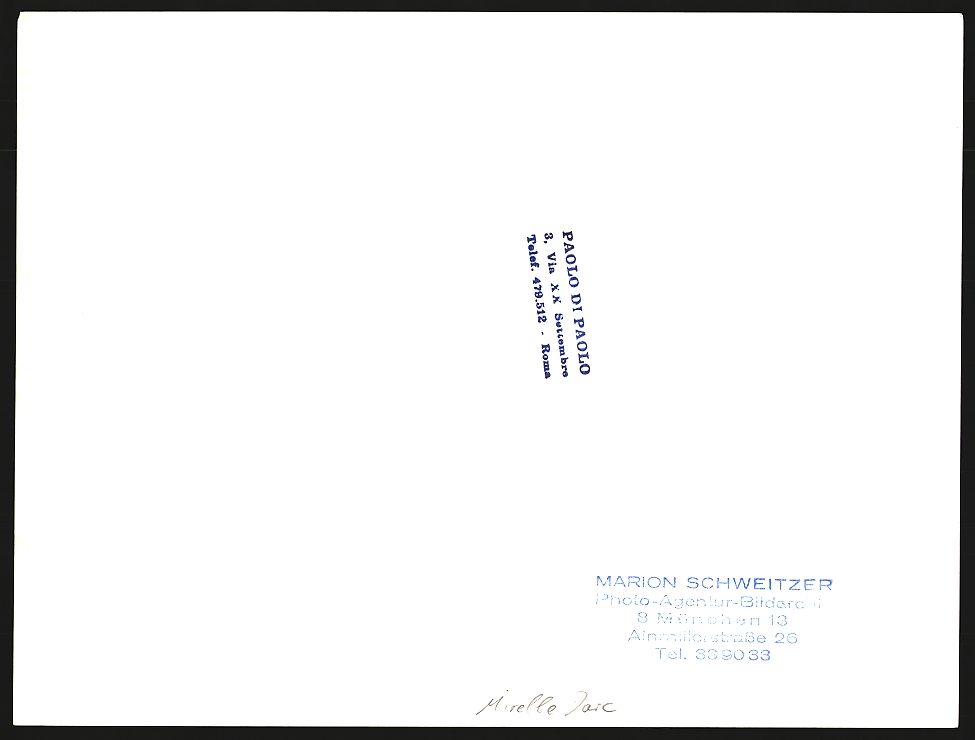 Fotografie & Manifesti: Fotografie Schauspielerin Mireille Darc  – Usato da Berlin venduto da bartko-reher 1