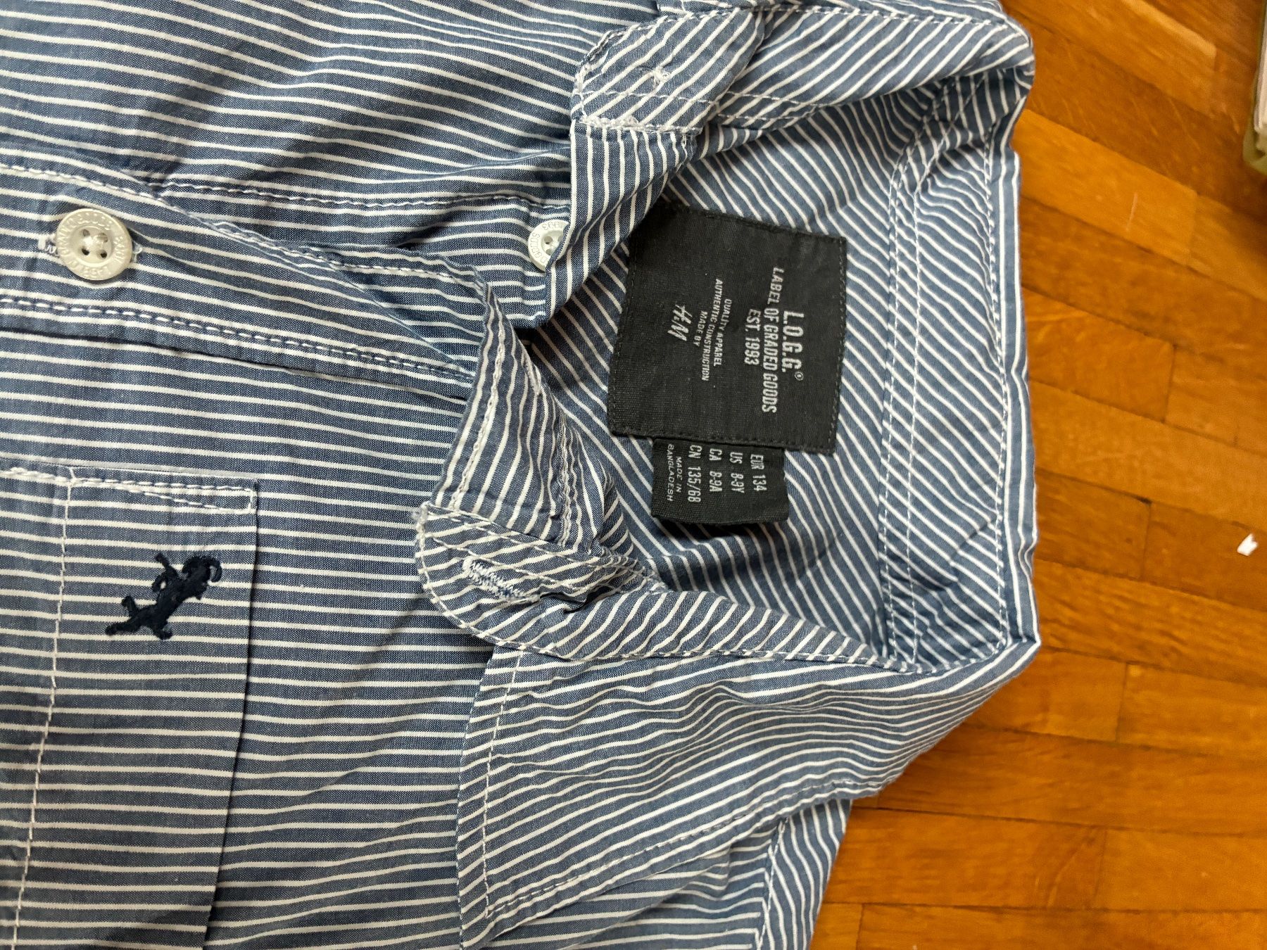 Lotti & Set di vestiti: 2 Hemden H&M 134 + Abercrombie S – Usato da Veyrier venduto da gnoom74 1