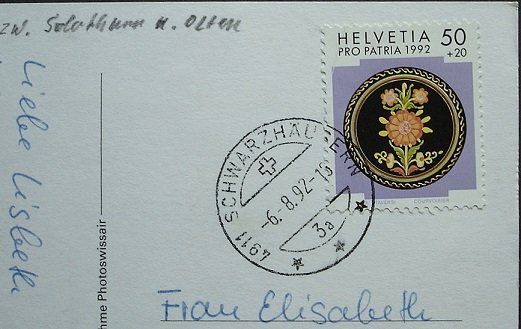 Cartoline postali: SCHWARZHÄUSERN Flugaufnahme – Usato da Jona venduto da philajona 1