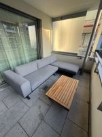 Sommer Lounge Set, Grau inkl. Beistelltisch