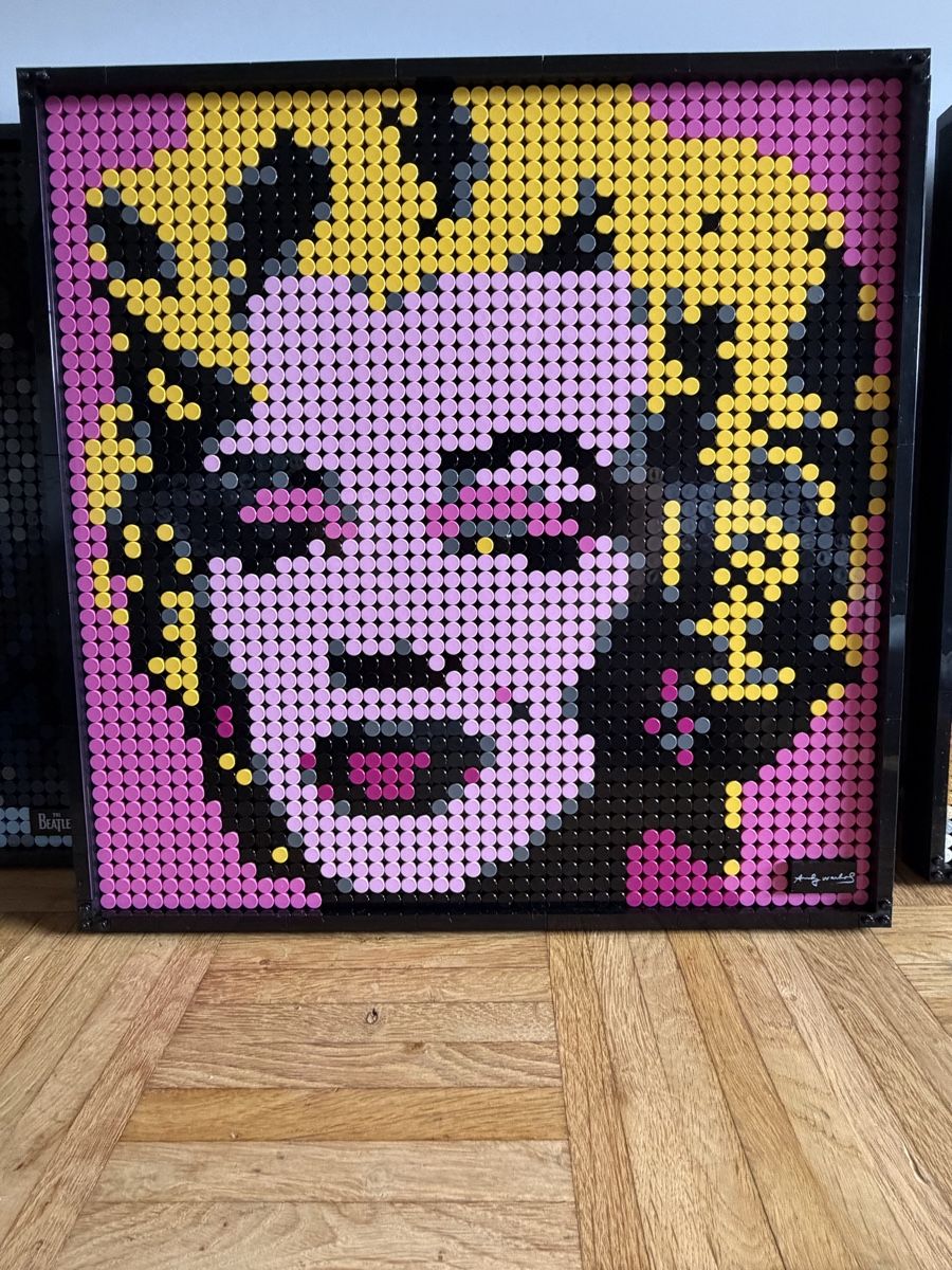 Foto & Immagini: Lego bild von Marilyn Monroe di Andy Warhol – Usato da Rheinfelden venduto da mag_p2dx 1