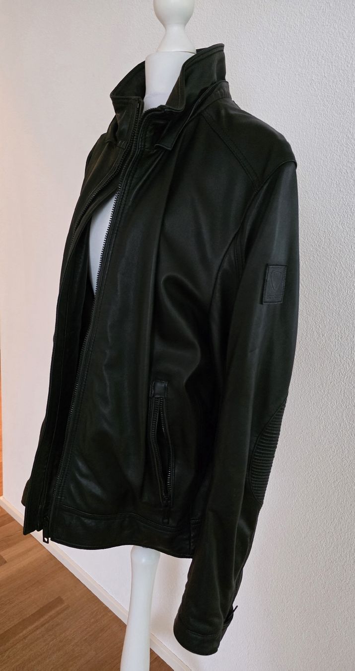 Strellson Giacche: neue Strellson Herren Lederjacke, Gr. 52 – Nuovo (secondo la descrizione) da Kerns venduto da d_s_obwalden 1