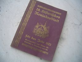 Kant. URI Historisches Neujahrsblatt Geschichte 1922
