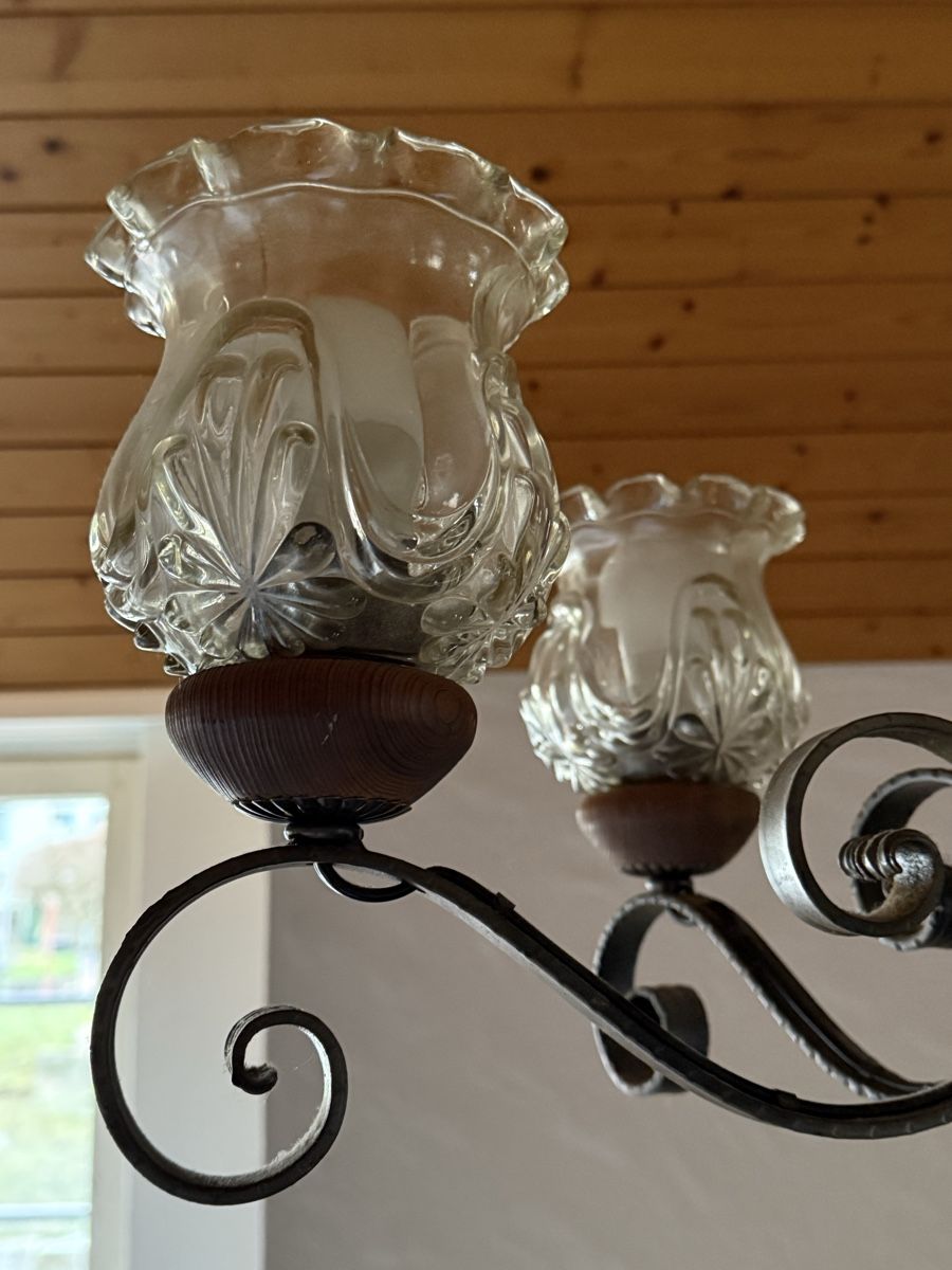 Kronleuchter & Deckenlampen: Rustikale Deckenleuchte /Kronleuchter – Gebraucht aus Pfungen von glittergirl9 1
