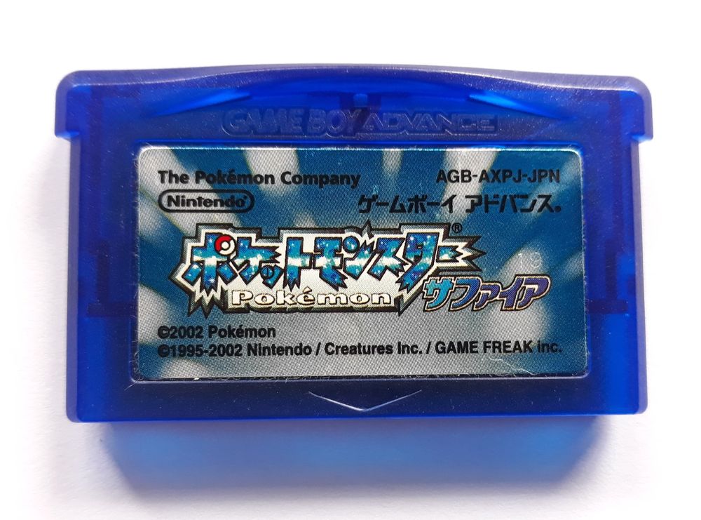 Pokémon Version Saphir – Game Boy Advance – Authentique – Pile Neuve