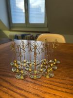 12x Fotohalter/ Kartenhalter Flugzeug Gold