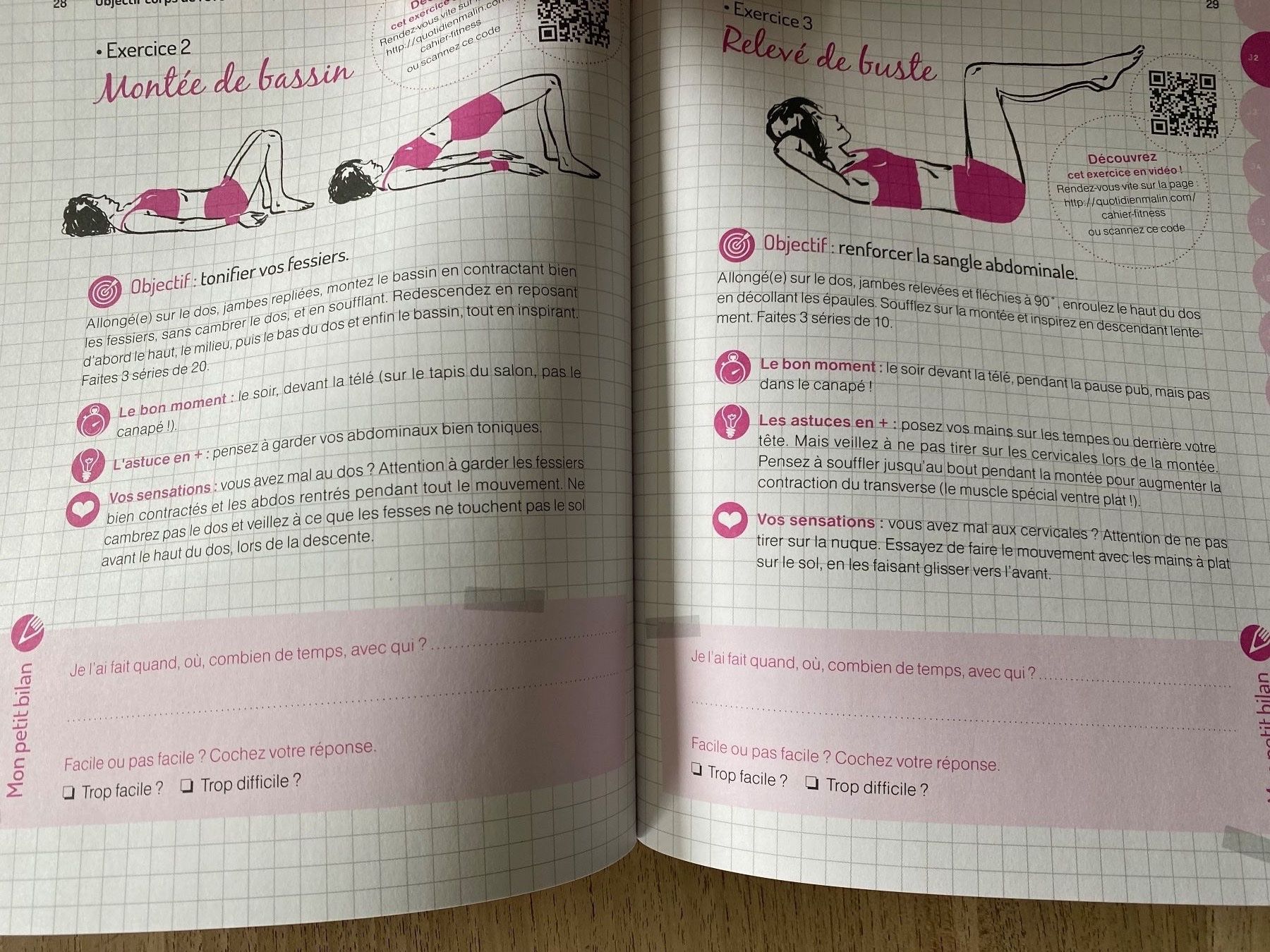 Libri: Mon cahier : Objectif corps de rêve ! – Usato da Leytron venduto da TipTop1912 1