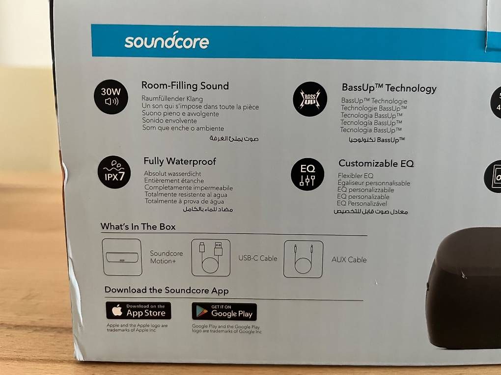 Soundcore Haut-parleurs: Anker Soundcore Motion Plus Bluetooth Lautsprecher – Neuf (Voir description) à Hirzel par mak_9tmr 2