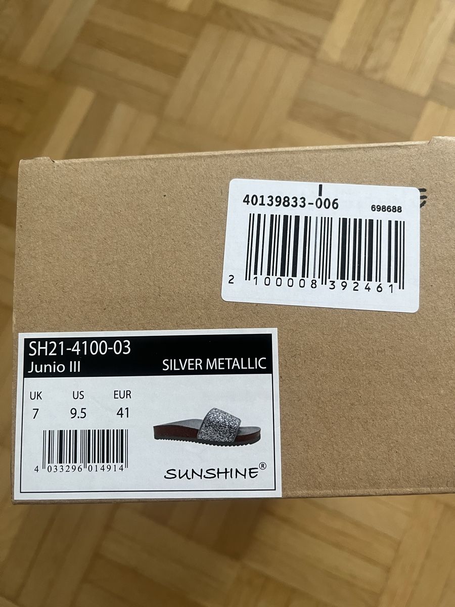 Scarpe da donna: Sunshine Pantoletten Gr. 41 Glitzer – Nuovo e nell'imballaggio originale da Zollikerberg venduto da car_vpl2 1