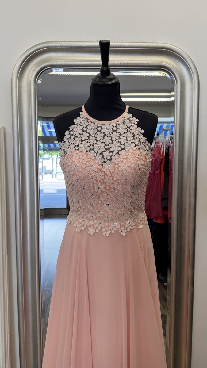 Vestiti: Elegantes helles pfirsichfarbenes Ballkleid Grosse 36 – Nuovo e nell'imballaggio originale da Schlatt ZH venduto da xhesiesi 3